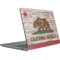 California Flag Dark Wood Surface Laptop Studio Skin